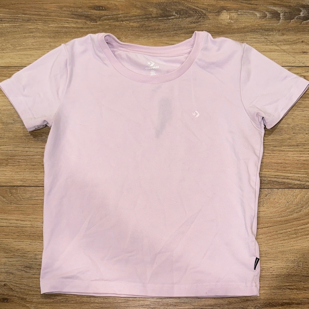 Converse Womens’ Light Lavender Short Sleeve Tee